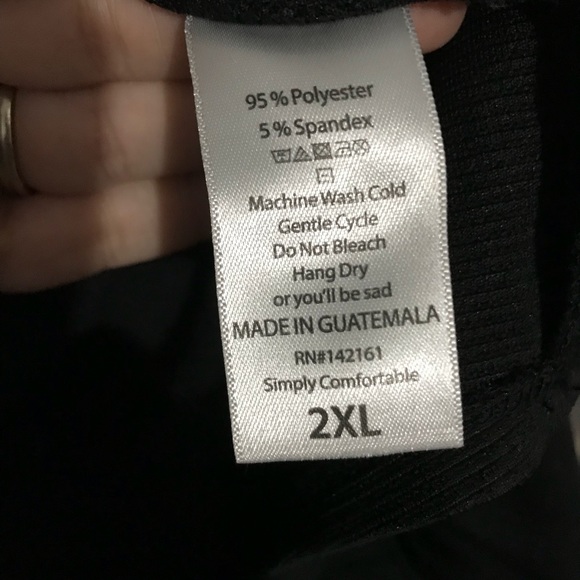 Black LuLaRoe Amelia dress 2xl - Picture 4 of 5